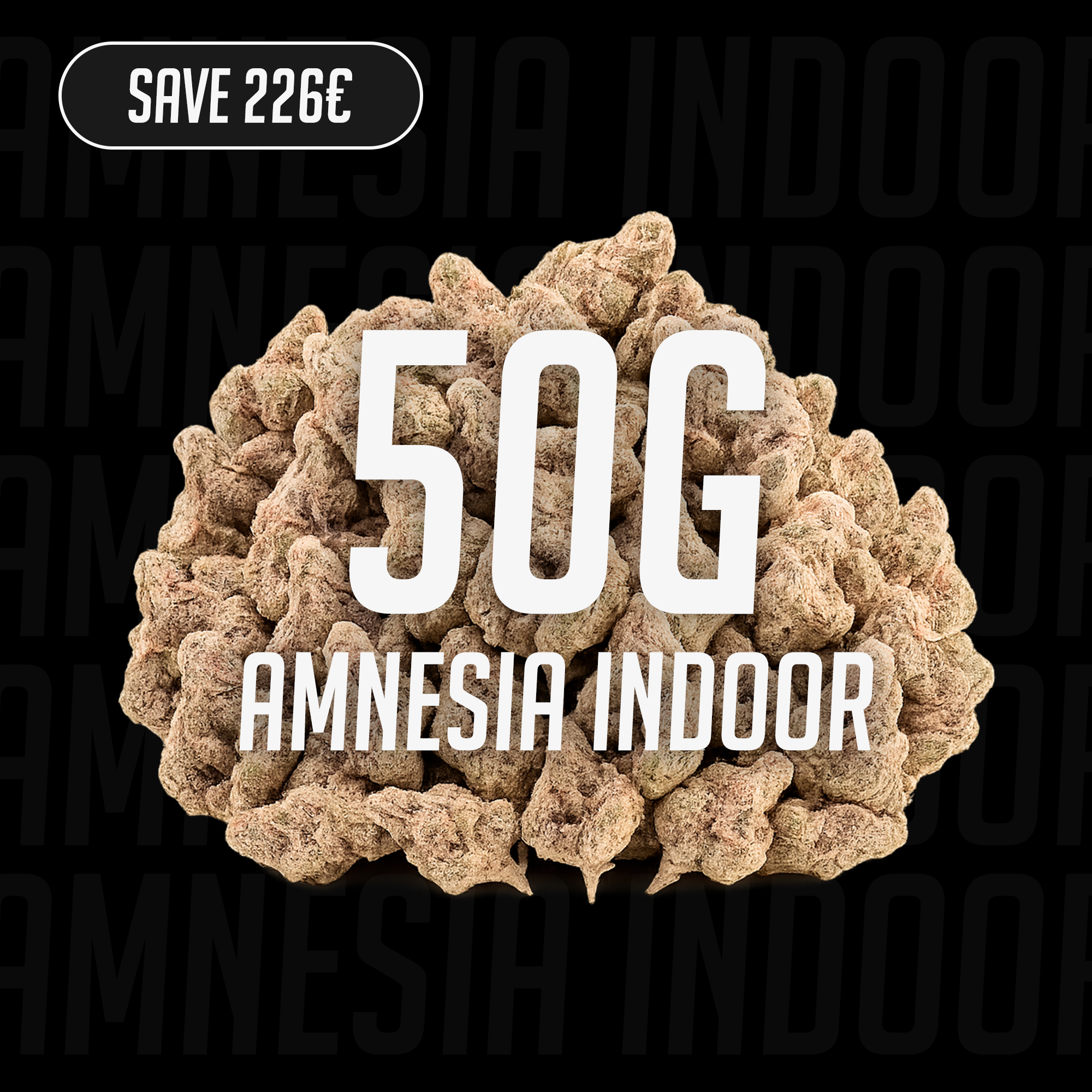 Amnesia Indoor - 23% THCA 50g