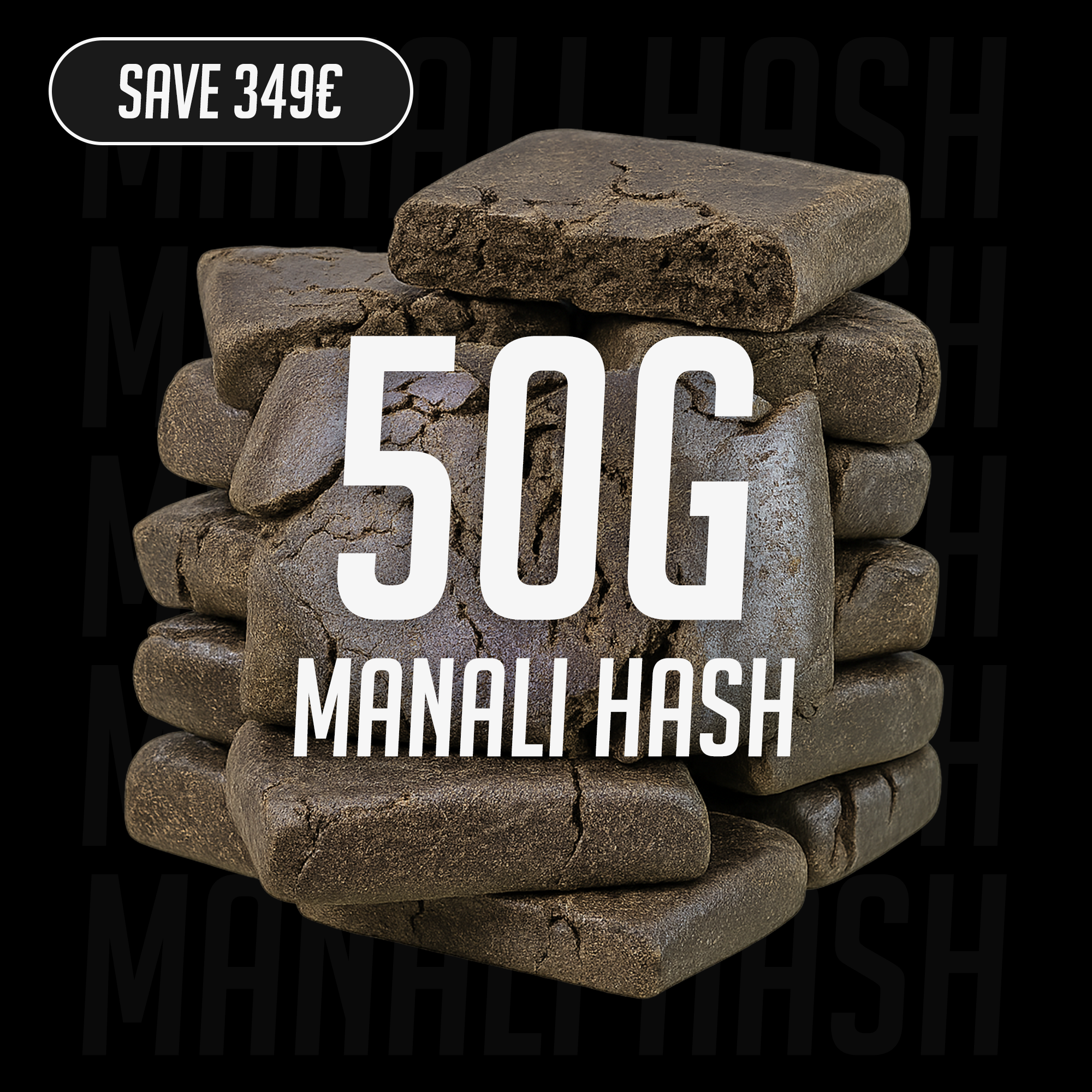 Manali Hash - 31% THCA 50G