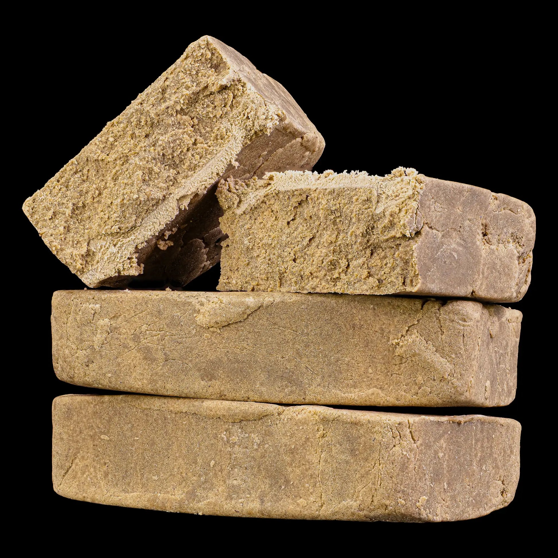 thca hash dry sift bricks