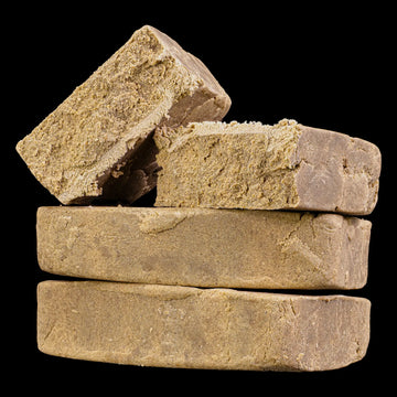thca hash dry sift bricks